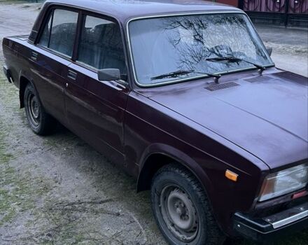 Красный ВАЗ 2107, объемом двигателя 1.6 л и пробегом 150 тыс. км за 1500 $, фото 2 на Automoto.ua