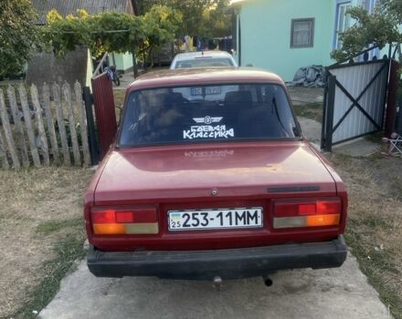 Красный ВАЗ 2107, объемом двигателя 1.5 л и пробегом 2 тыс. км за 700 $, фото 3 на Automoto.ua