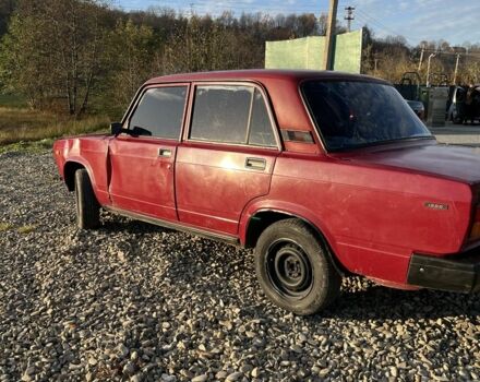Красный ВАЗ 2107, объемом двигателя 1.5 л и пробегом 1 тыс. км за 500 $, фото 3 на Automoto.ua