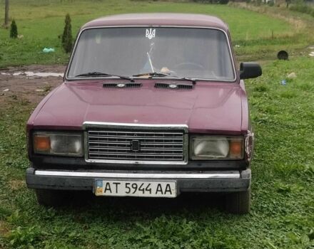 Красный ВАЗ 2107, объемом двигателя 10 л и пробегом 3 тыс. км за 510 $, фото 1 на Automoto.ua