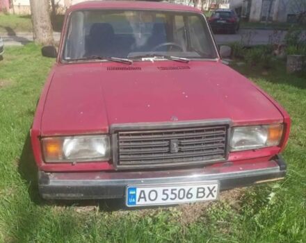 Красный ВАЗ 2107, объемом двигателя 1.5 л и пробегом 51 тыс. км за 350 $, фото 1 на Automoto.ua