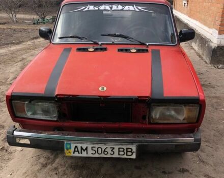Красный ВАЗ 2107, объемом двигателя 1.3 л и пробегом 100 тыс. км за 364 $, фото 1 на Automoto.ua
