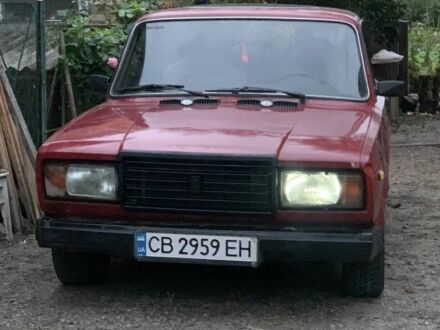 Красный ВАЗ 2107, объемом двигателя 1.5 л и пробегом 30 тыс. км за 500 $, фото 1 на Automoto.ua