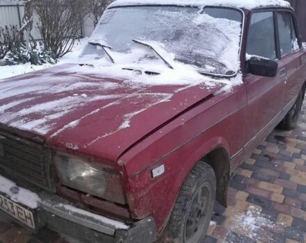 Красный ВАЗ 2107, объемом двигателя 1.5 л и пробегом 79 тыс. км за 500 $, фото 1 на Automoto.ua