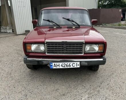 Красный ВАЗ 2107, объемом двигателя 1.5 л и пробегом 3 тыс. км за 728 $, фото 1 на Automoto.ua