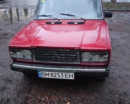 Красный ВАЗ 2107, объемом двигателя 1.46 л и пробегом 100 тыс. км за 500 $, фото 1 на Automoto.ua