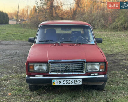Красный ВАЗ 2107, объемом двигателя 1.6 л и пробегом 77 тыс. км за 1199 $, фото 1 на Automoto.ua
