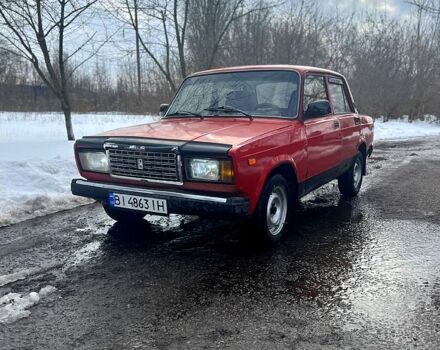 Червоний ВАЗ 2107, об'ємом двигуна 1.5 л та пробігом 119 тис. км за 620 $, фото 1 на Automoto.ua