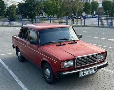 Червоний ВАЗ 2107, об'ємом двигуна 1.5 л та пробігом 81 тис. км за 750 $, фото 1 на Automoto.ua