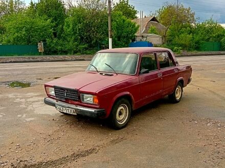 Червоний ВАЗ 2107, об'ємом двигуна 1.6 л та пробігом 88 тис. км за 500 $, фото 1 на Automoto.ua