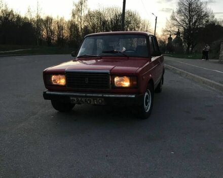 Красный ВАЗ 2107, объемом двигателя 1.3 л и пробегом 44 тыс. км за 348 $, фото 1 на Automoto.ua