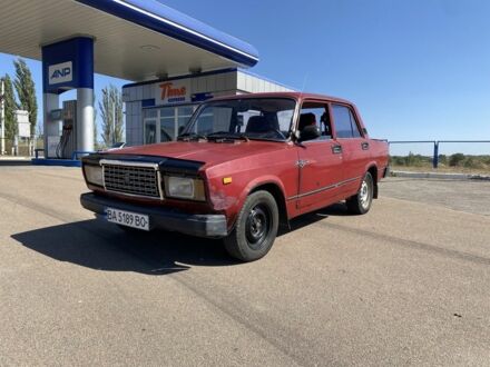 Червоний ВАЗ 2107, об'ємом двигуна 1.5 л та пробігом 34 тис. км за 668 $, фото 1 на Automoto.ua