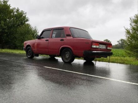Красный ВАЗ 2107, объемом двигателя 1.5 л и пробегом 94 тыс. км за 321 $, фото 1 на Automoto.ua