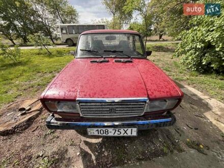 Красный ВАЗ 2107, объемом двигателя 1.45 л и пробегом 50 тыс. км за 600 $, фото 1 на Automoto.ua