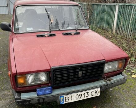 Красный ВАЗ 2107, объемом двигателя 1.5 л и пробегом 3 тыс. км за 709 $, фото 1 на Automoto.ua