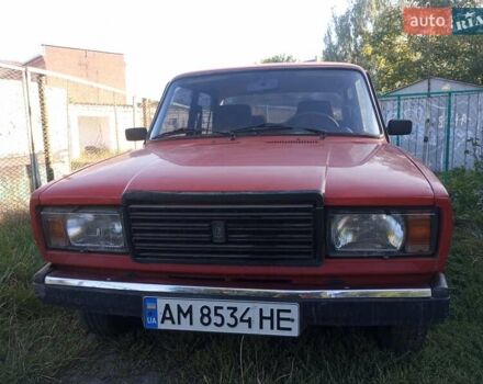 Червоний ВАЗ 2107, об'ємом двигуна 1.3 л та пробігом 137 тис. км за 1350 $, фото 1 на Automoto.ua