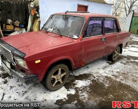 Красный ВАЗ 2107, объемом двигателя 1.5 л и пробегом 0 тыс. км за 600 $, фото 1 на Automoto.ua