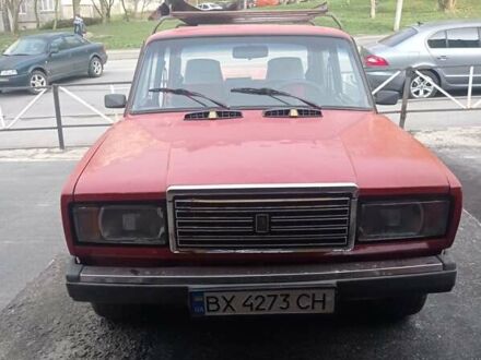 ВАЗ 2107 1990 в Хмельницком на Automoto.ua Красный ВАЗ 2107, объемом двигателя 1.45 л и пробегом 220 тыс. км за 850 $, фото 1 на Automoto.ua