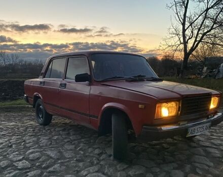 Красный ВАЗ 2107, объемом двигателя 1.5 л и пробегом 55 тыс. км за 474 $, фото 1 на Automoto.ua