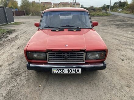 ВАЗ 2107 1990 в Киеве на Automoto.ua Красный ВАЗ 2107, объемом двигателя 1.5 л и пробегом 2 тыс. км за 600 $, фото 1 на Automoto.ua