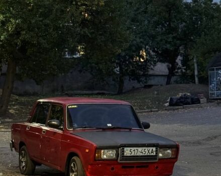 Красный ВАЗ 2107, объемом двигателя 1.3 л и пробегом 300 тыс. км за 523 $, фото 1 на Automoto.ua