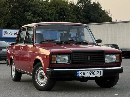 Красный ВАЗ 2107, объемом двигателя 1.5 л и пробегом 82 тыс. км за 1200 $, фото 1 на Automoto.ua