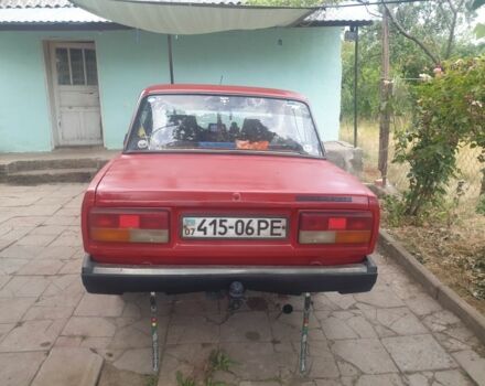 Красный ВАЗ 2107, объемом двигателя 1.5 л и пробегом 50 тыс. км за 740 $, фото 1 на Automoto.ua