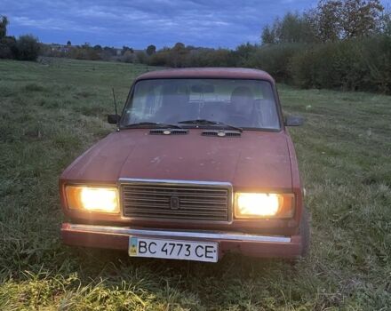 Червоний ВАЗ 2107, об'ємом двигуна 1.6 л та пробігом 110 тис. км за 341 $, фото 1 на Automoto.ua