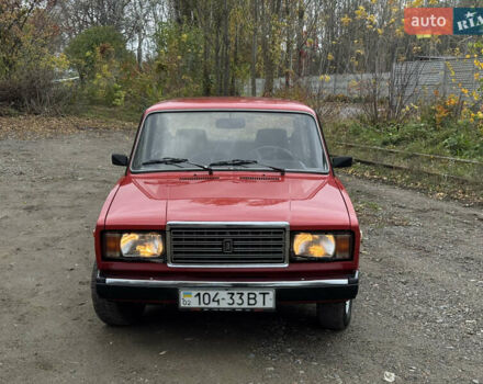 ВАЗ 2107 1991 в Виннице на Automoto.ua Красный ВАЗ 2107, объемом двигателя 1.3 л и пробегом 124 тыс. км за 1750 $, фото 1 на Automoto.ua