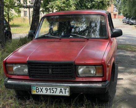 Красный ВАЗ 2107, объемом двигателя 1.5 л и пробегом 492 тыс. км за 529 $, фото 1 на Automoto.ua