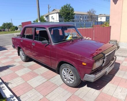 Красный ВАЗ 2107, объемом двигателя 1.5 л и пробегом 78 тыс. км за 200 $, фото 1 на Automoto.ua