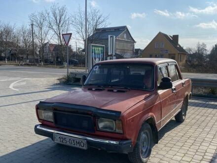 Червоний ВАЗ 2107, об'ємом двигуна 1.5 л та пробігом 30 тис. км за 384 $, фото 1 на Automoto.ua