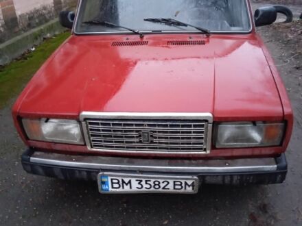 Красный ВАЗ 2107, объемом двигателя 1.5 л и пробегом 1000 тыс. км за 1000 $, фото 1 на Automoto.ua