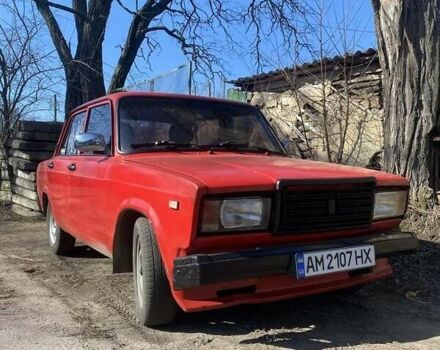 Красный ВАЗ 2107, объемом двигателя 1.6 л и пробегом 20 тыс. км за 720 $, фото 1 на Automoto.ua