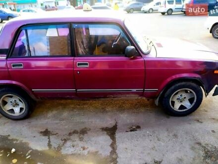 Красный ВАЗ 2107, объемом двигателя 1.5 л и пробегом 610 тыс. км за 600 $, фото 1 на Automoto.ua