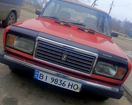 Красный ВАЗ 2107, объемом двигателя 1.5 л и пробегом 69 тыс. км за 720 $, фото 1 на Automoto.ua