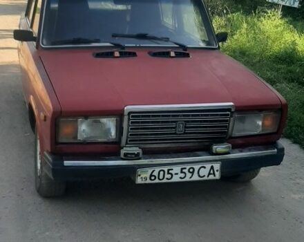 Червоний ВАЗ 2107, об'ємом двигуна 1 л та пробігом 36 тис. км за 653 $, фото 1 на Automoto.ua