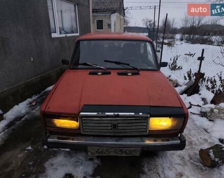 Червоний ВАЗ 2107, об'ємом двигуна 1.6 л та пробігом 18 тис. км за 529 $, фото 1 на Automoto.ua