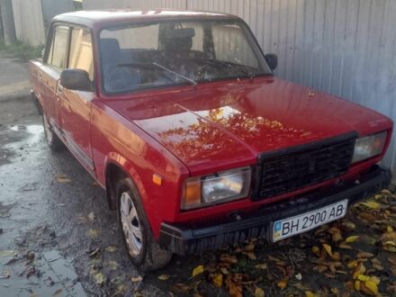 Красный ВАЗ 2107, объемом двигателя 3 л и пробегом 54 тыс. км за 555 $, фото 1 на Automoto.ua