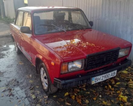 Красный ВАЗ 2107, объемом двигателя 3 л и пробегом 54 тыс. км за 555 $, фото 1 на Automoto.ua