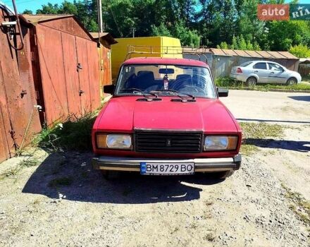 Красный ВАЗ 2107, объемом двигателя 1.5 л и пробегом 111 тыс. км за 1800 $, фото 1 на Automoto.ua