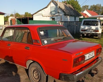 Красный ВАЗ 2107, объемом двигателя 1.5 л и пробегом 36 тыс. км за 844 $, фото 1 на Automoto.ua