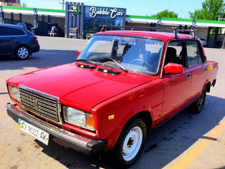 Червоний ВАЗ 2107, об'ємом двигуна 1.5 л та пробігом 70 тис. км за 550 $, фото 1 на Automoto.ua