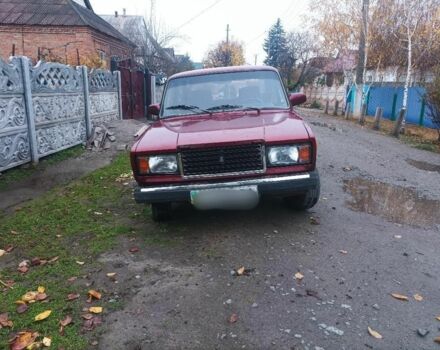 Червоний ВАЗ 2107, об'ємом двигуна 8 л та пробігом 155 тис. км за 738 $, фото 1 на Automoto.ua
