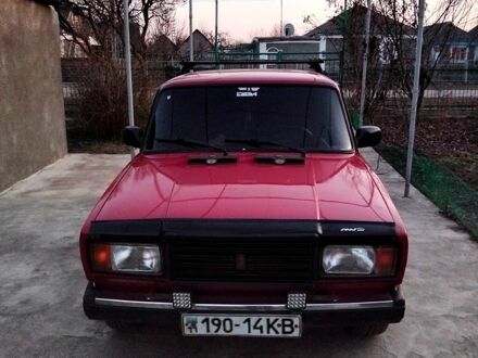 ВАЗ 2107 1995 в Кодыме на Automoto.ua Красный ВАЗ 2107, объемом двигателя 15 л и пробегом 0 тыс. км за 1300 $, фото 1 на Automoto.ua