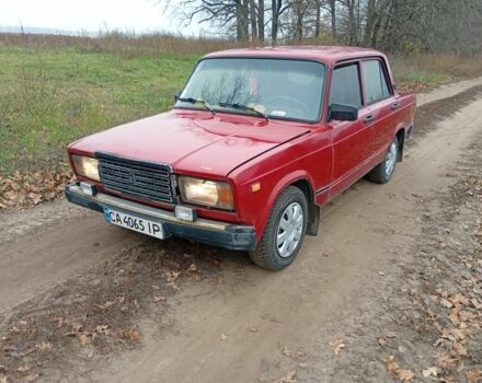 Червоний ВАЗ 2107, об'ємом двигуна 1.5 л та пробігом 333 тис. км за 596 $, фото 1 на Automoto.ua
