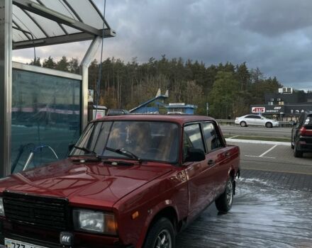 Красный ВАЗ 2107, объемом двигателя 1.5 л и пробегом 100 тыс. км за 442 $, фото 1 на Automoto.ua