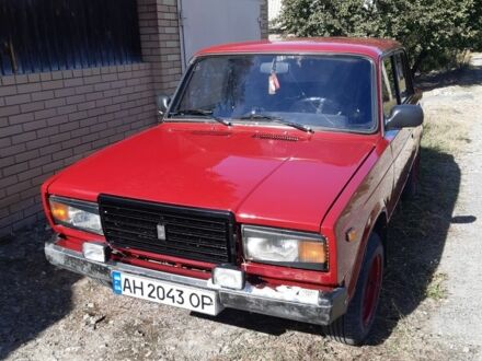 Красный ВАЗ 2107, объемом двигателя 1.5 л и пробегом 85 тыс. км за 1200 $, фото 1 на Automoto.ua