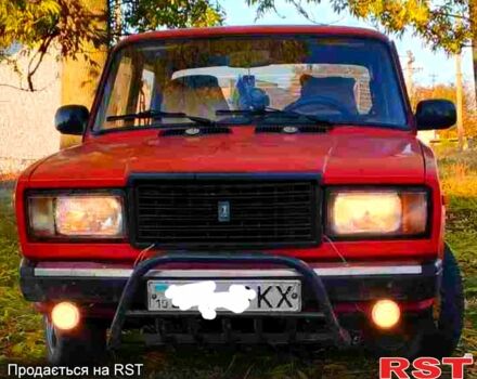 Красный ВАЗ 2107, объемом двигателя 1.5 л и пробегом 74 тыс. км за 1500 $, фото 1 на Automoto.ua