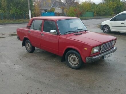 ВАЗ 2107 1995 в Мироновке на Automoto.ua Красный ВАЗ 2107, объемом двигателя 1.5 л и пробегом 82 тыс. км за 650 $, фото 1 на Automoto.ua
